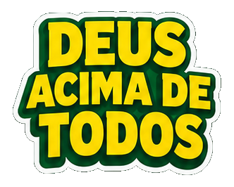 Figurinha Deus acima de todos